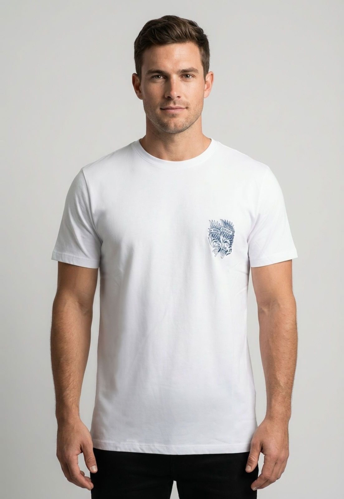 Camiseta Masculina Hurley Silk Eagle Branca
