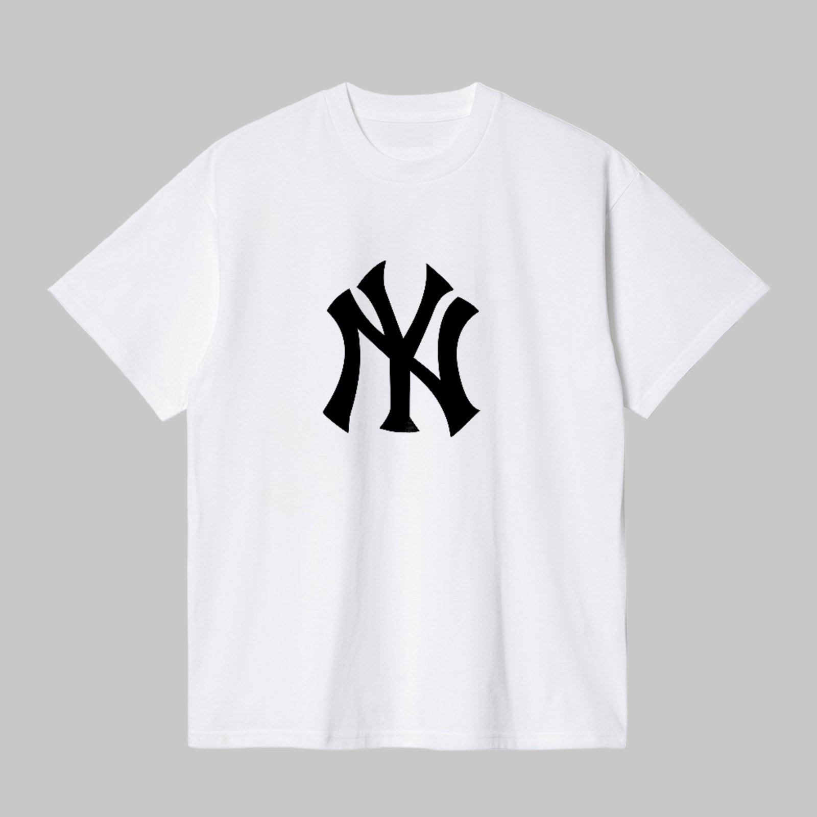 Camiseta Básica New York Style Casual Street Unissex Branco