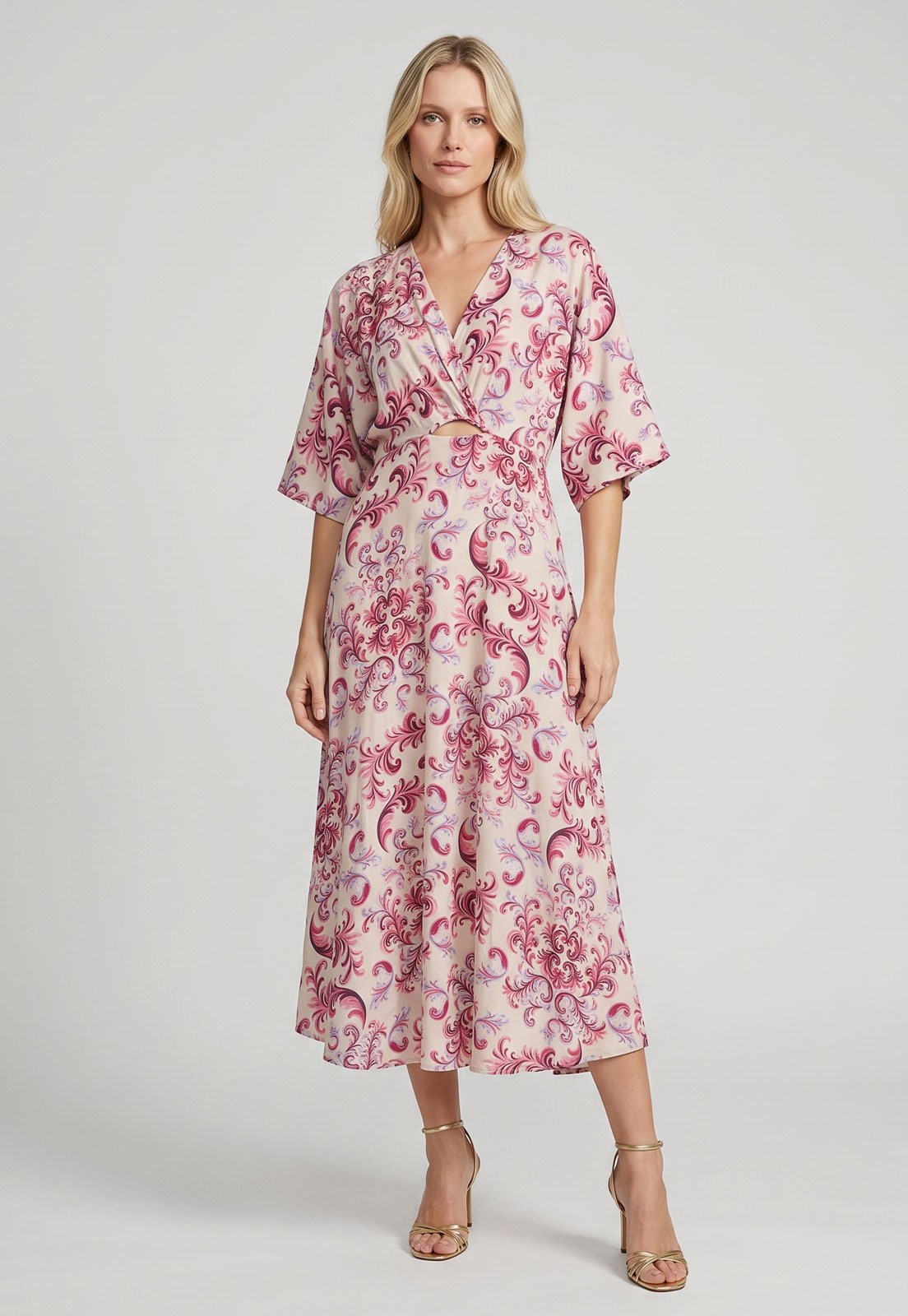 Vestido Feminino Lez a Lez Estampado Off-White