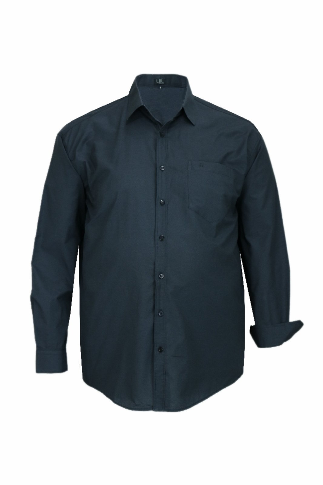 Camisa Social Manga Longa C/bolso Plus Size Passa Fácil 3033