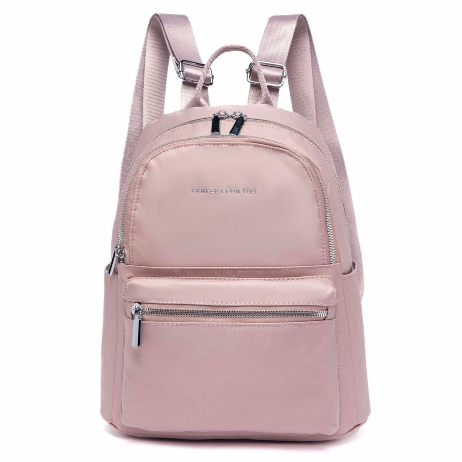 Vista 2 Mochila Feminina Faculdade Reforçada Notebook Espaçosa Perfect For You rosa Perfect For You rosa