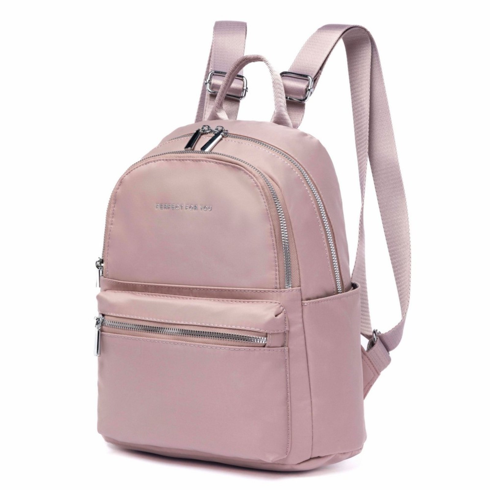 Vista 3 Mochila Feminina Faculdade Reforçada Notebook Espaçosa Perfect For You rosa Perfect For You rosa