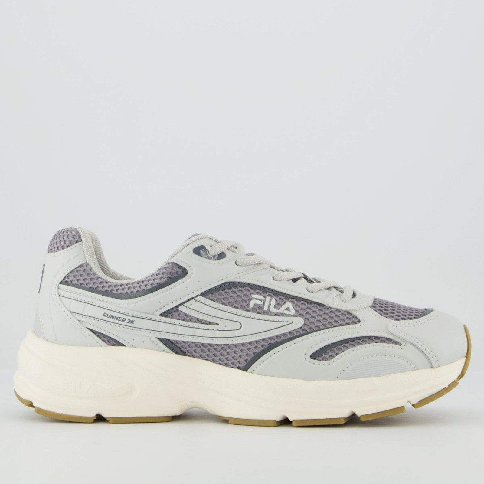 Tênis Fila Runner 2K Off White e Cinza