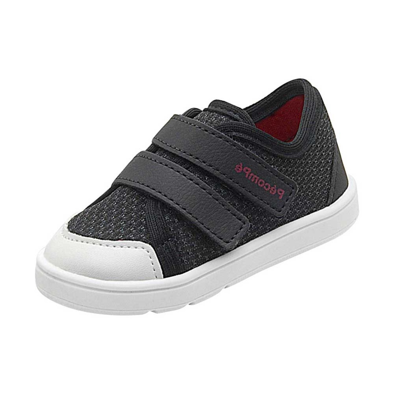 Vista 3 Infantil - Tênis Nenem Masculino Pé com Pé 1 preto Pé com pé preto