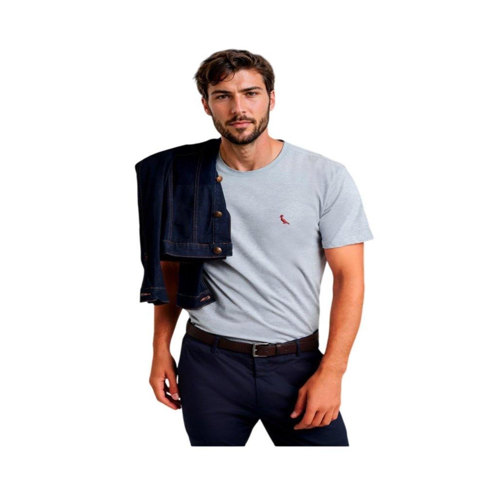 CAMISETA BRASA PICA PAU BORDADO