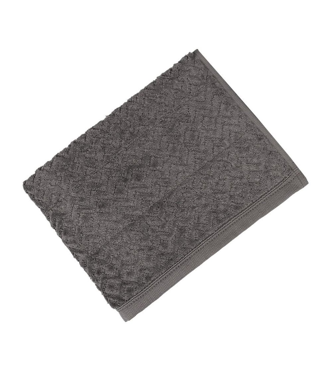 Toalha De Rosto Loft Fio Penteado Atlantica Cinza