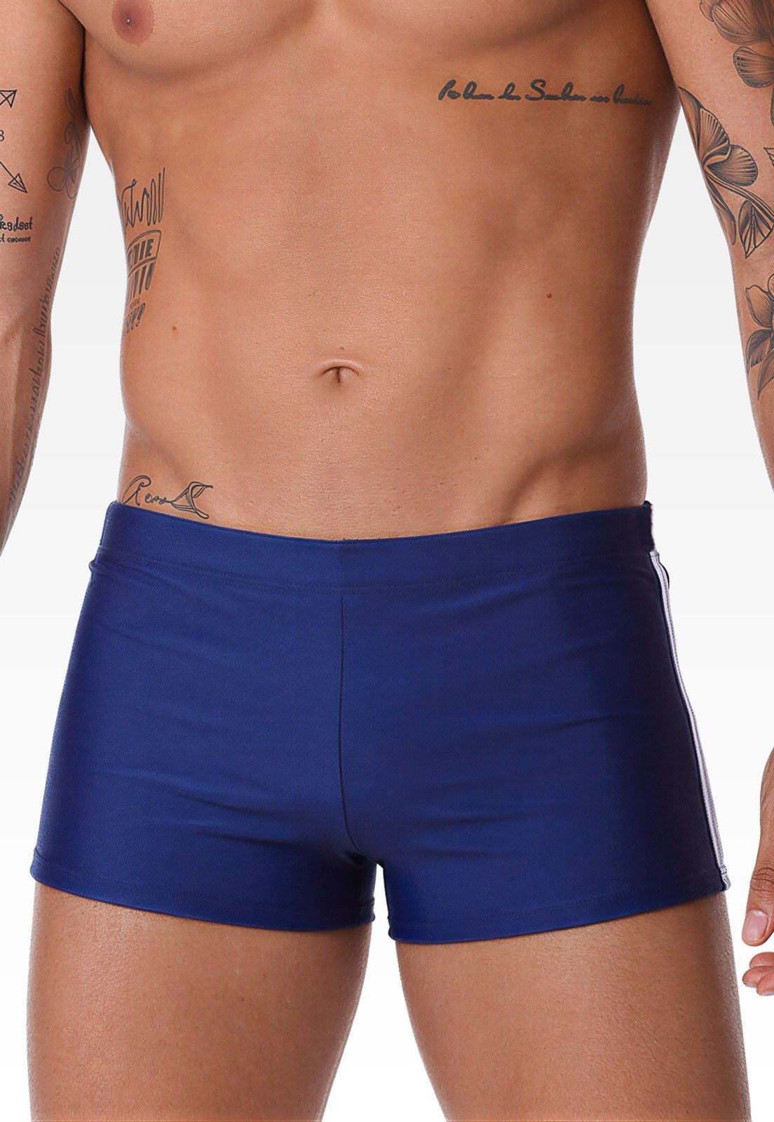 Sunga Summer Soul Boxer Masculina Lisa Marinho com Detalhe Lateral