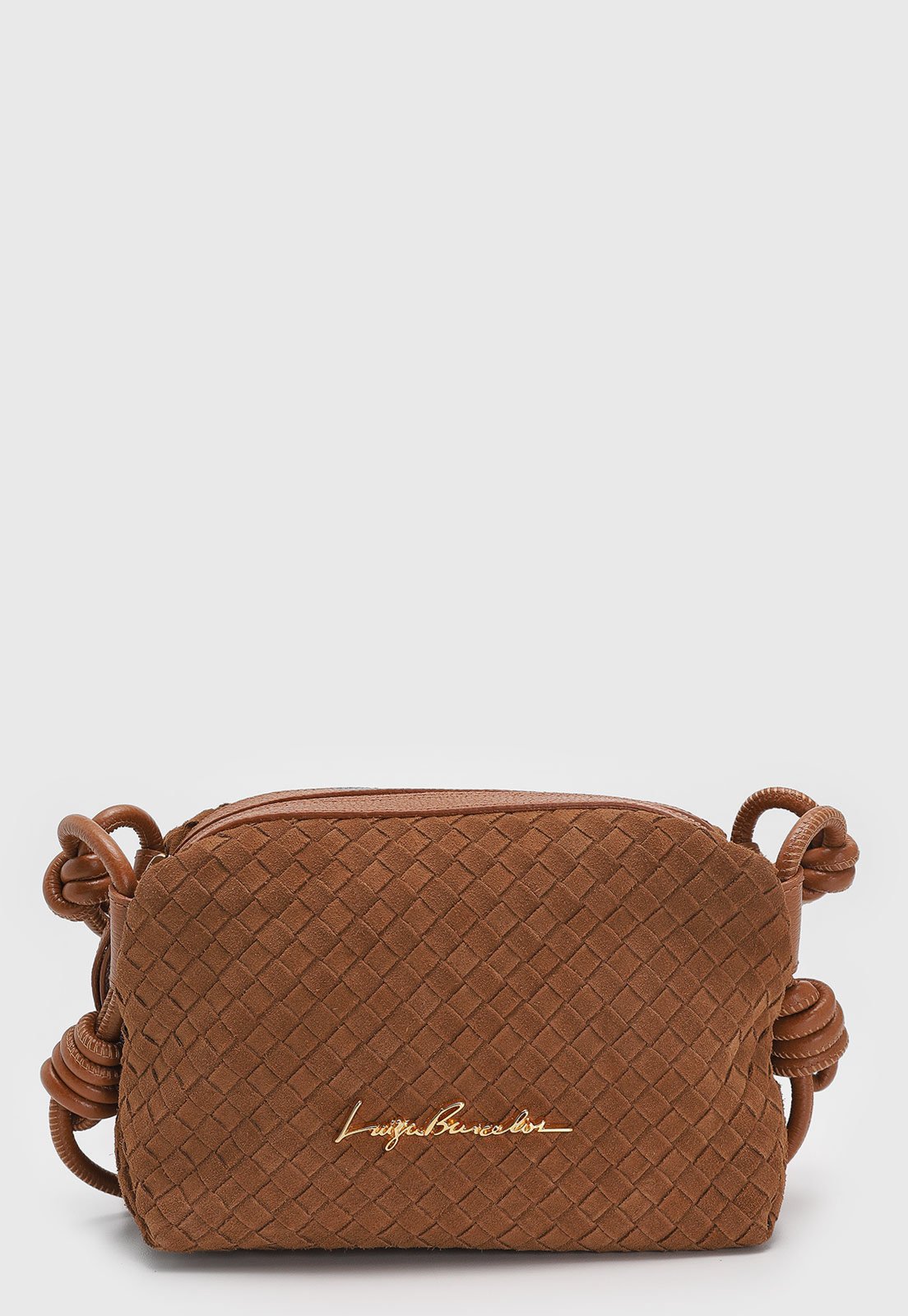 Bolsa Luiza Barcelos Transversal Caramelo