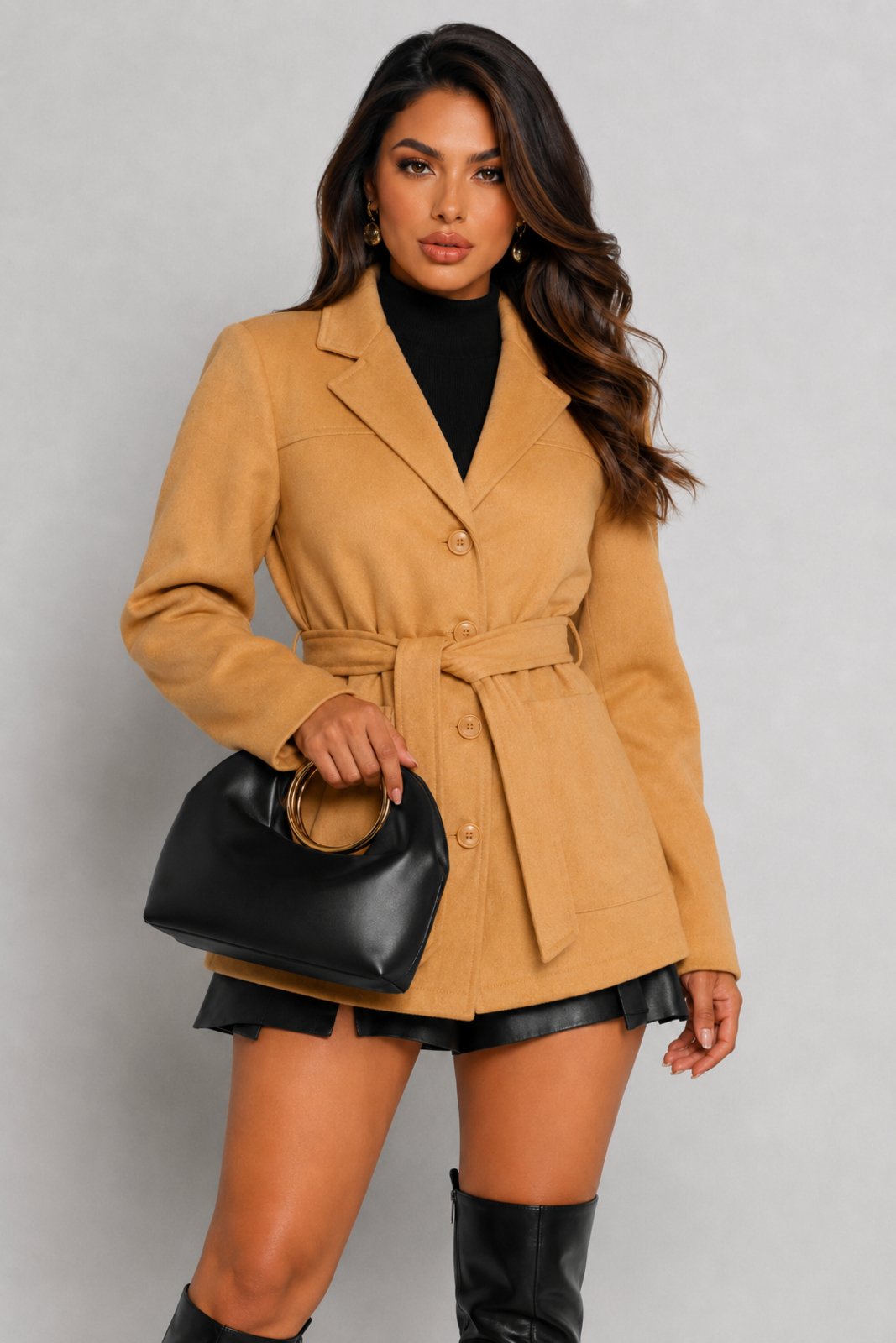 Casaco D Bell Outlet Fashion Amarração Amarelo