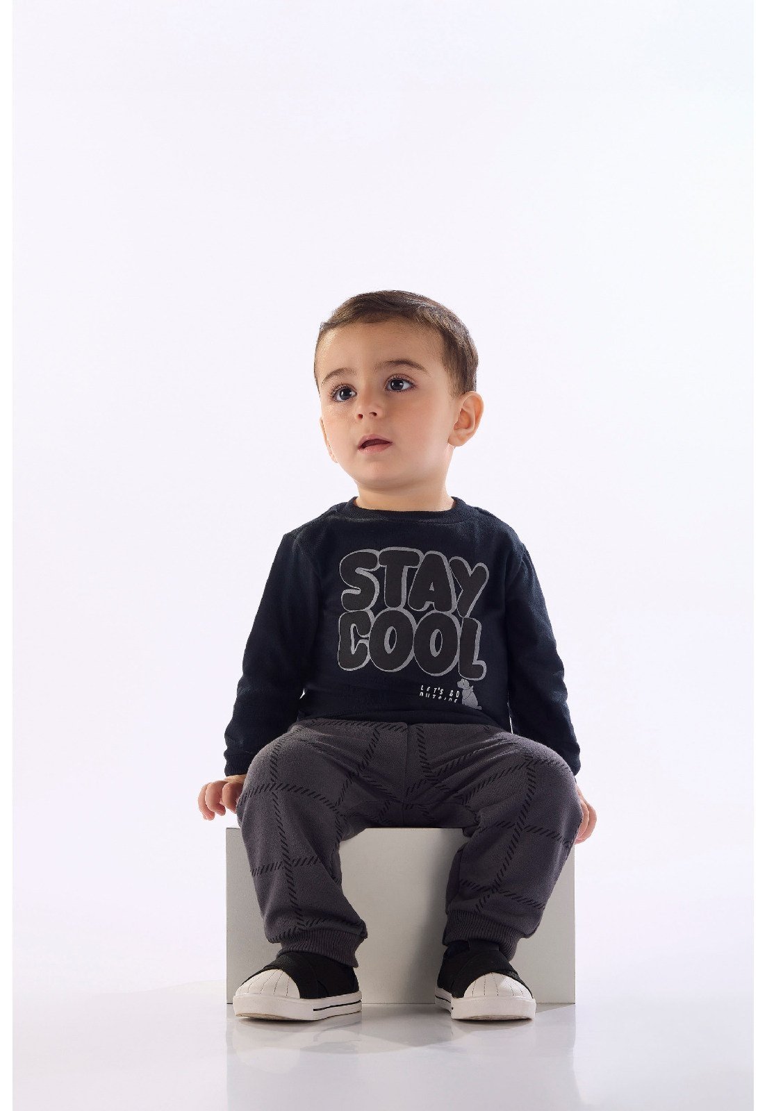 Infantil - Conjunto Stay Cool para Menino Quimby Preto