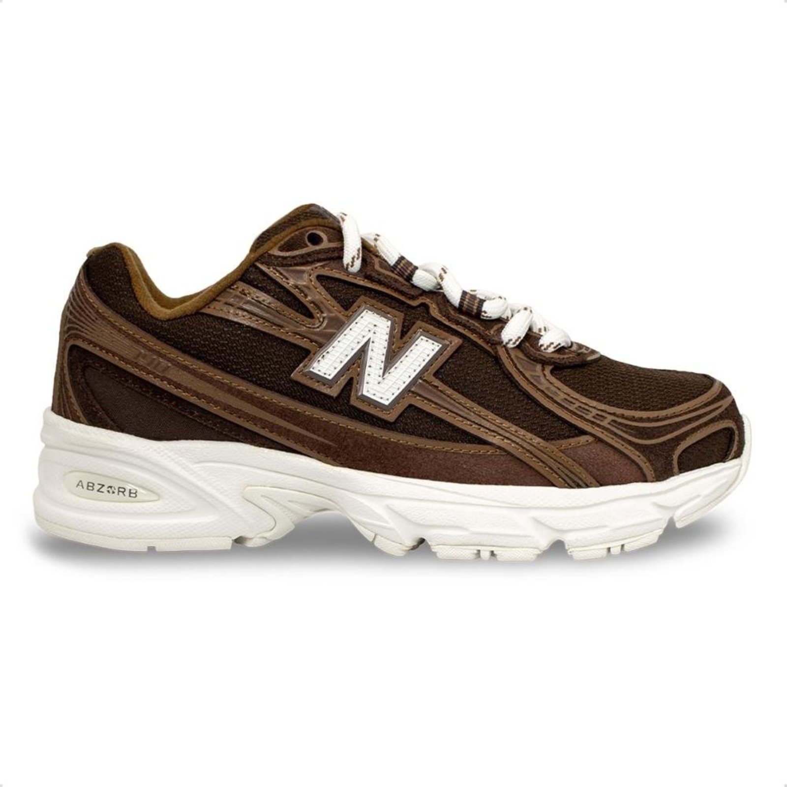 Tênis New Balance Unissex 740 Casual Marrom