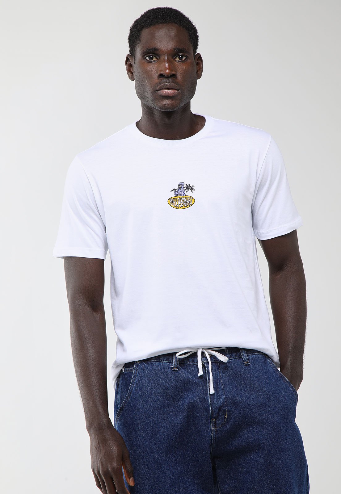 Camiseta Masculina Billabong Tropical Reaper Branca