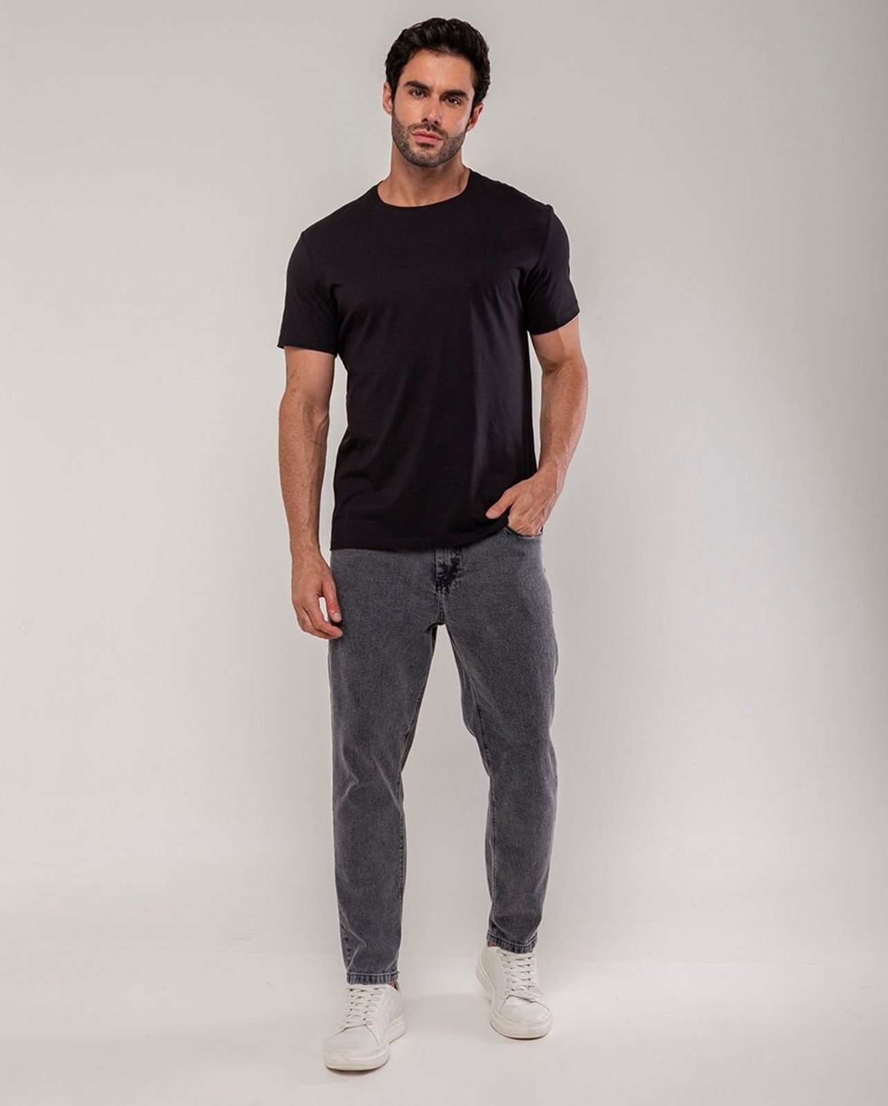 Calça Jeans Slim Fit Masculina Premium Cano Curto 24567 Vintage Consciência