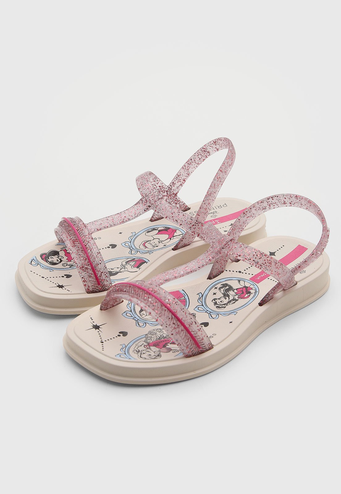 Infantil - Sandália Ipanema Princesas Rosa