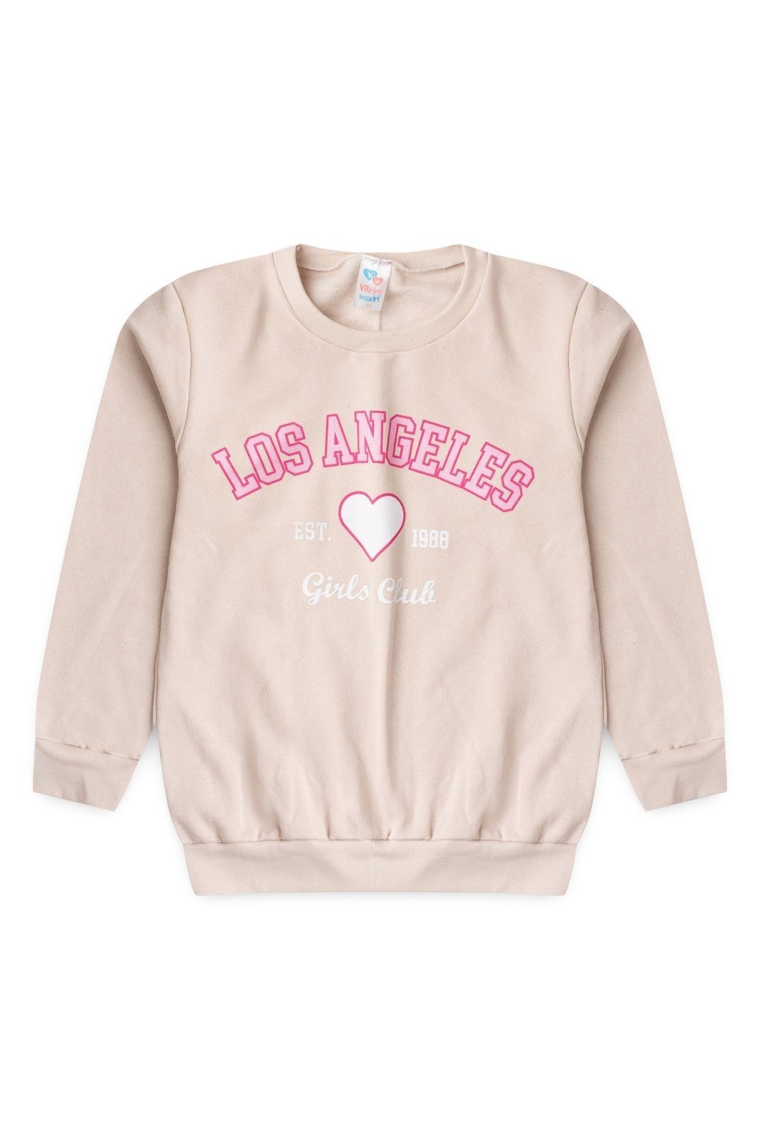 Infantil - Blusa Moletom Juvenil Menina Los Angeles