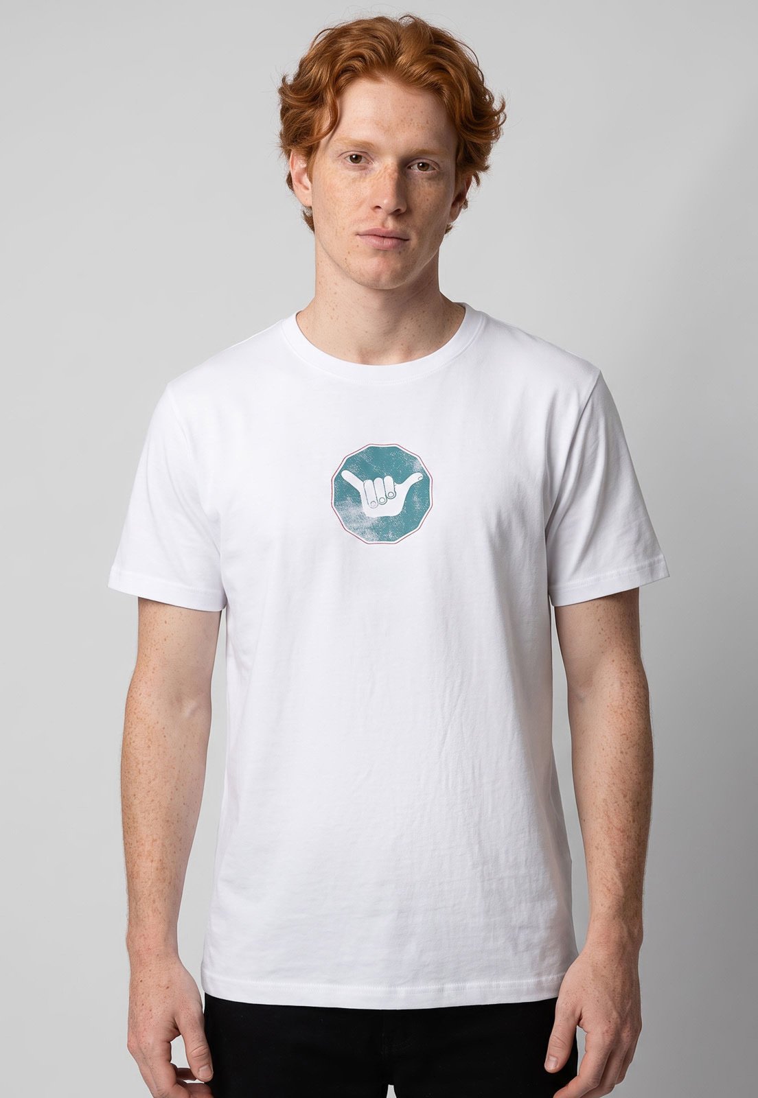 Camiseta Masculina Hang Loose Silk Sign Branca