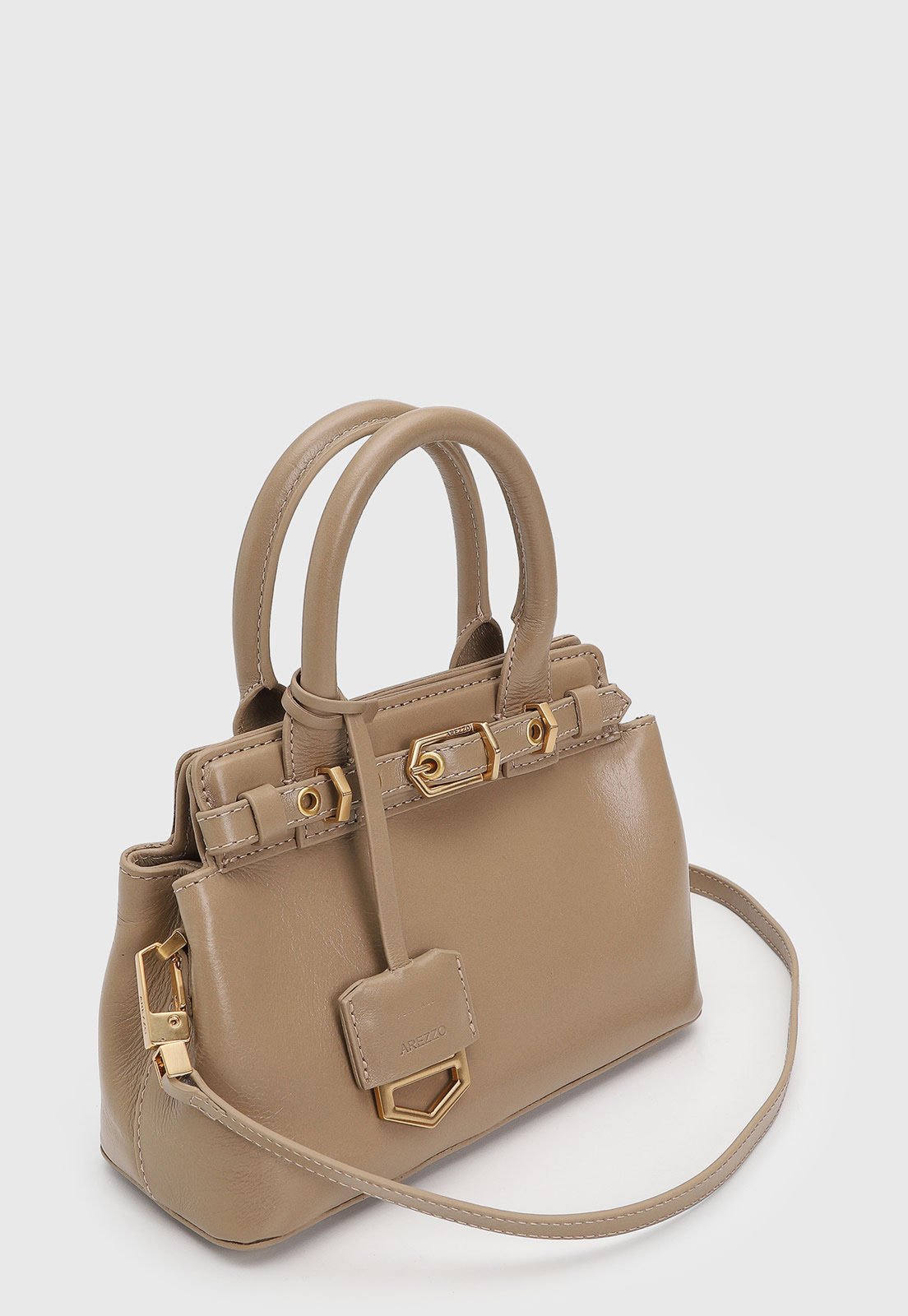 Vista 3 Bolsa Feminina Arezzo Misty bege Arezzo bege