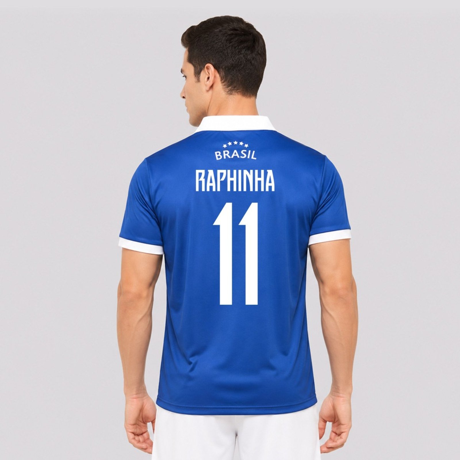 Camisa Brasil Seleça Azul 11 Raphinha