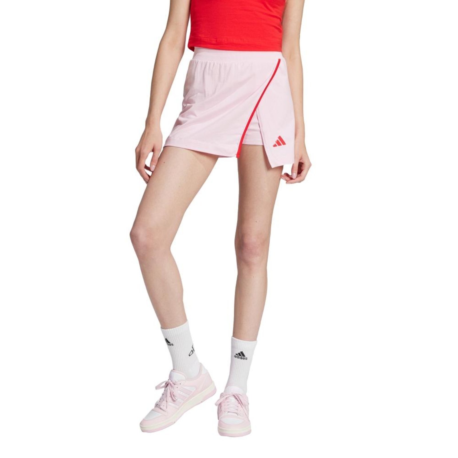 Skort de algodão Color-Pop Essentials adidas Sportswear Rosa