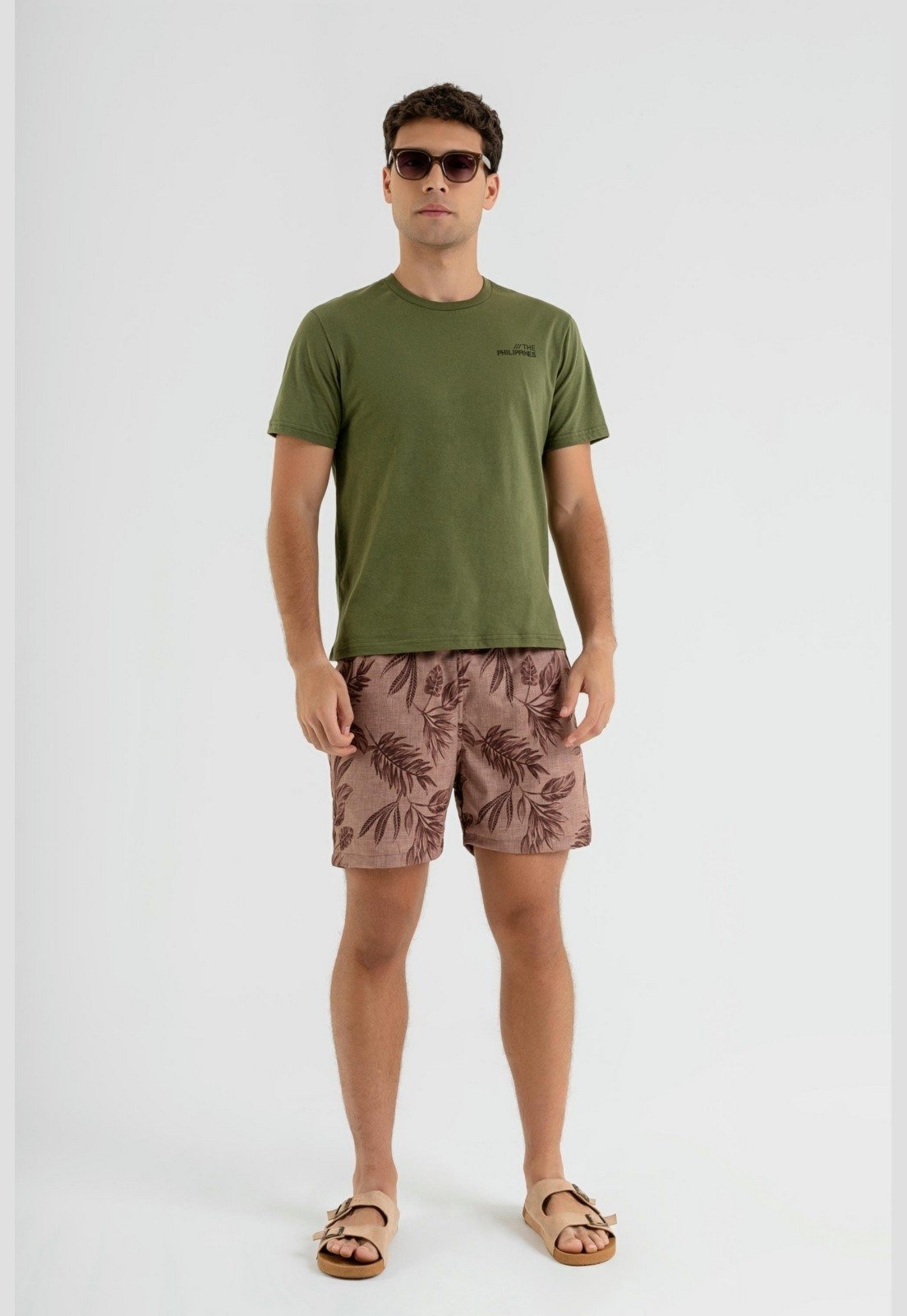 Camiseta Masculina em Meia Malha The Philippines Verde