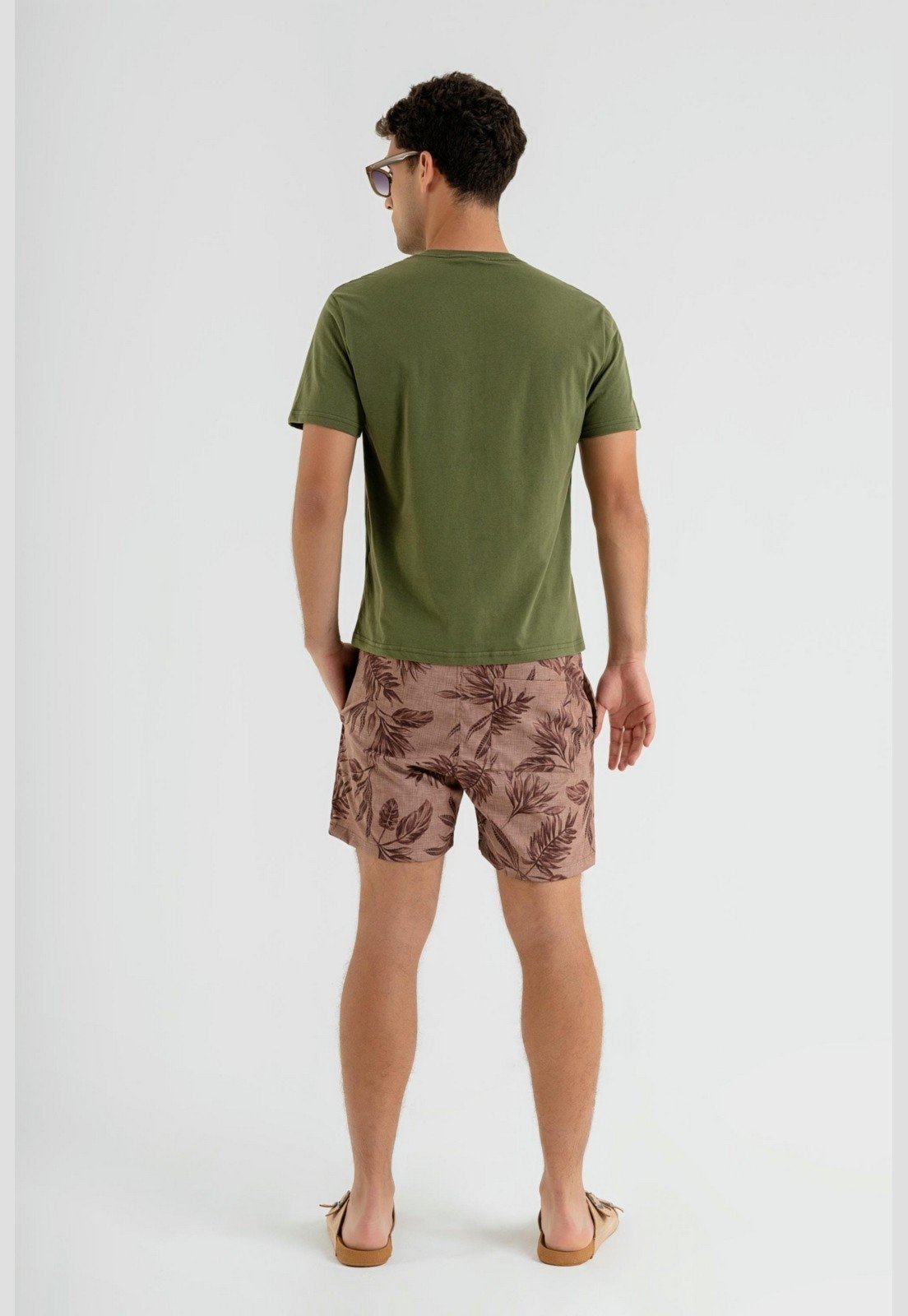 Vista 3 Camiseta Masculina em Meia Malha The Philippines verde The Philippines verde