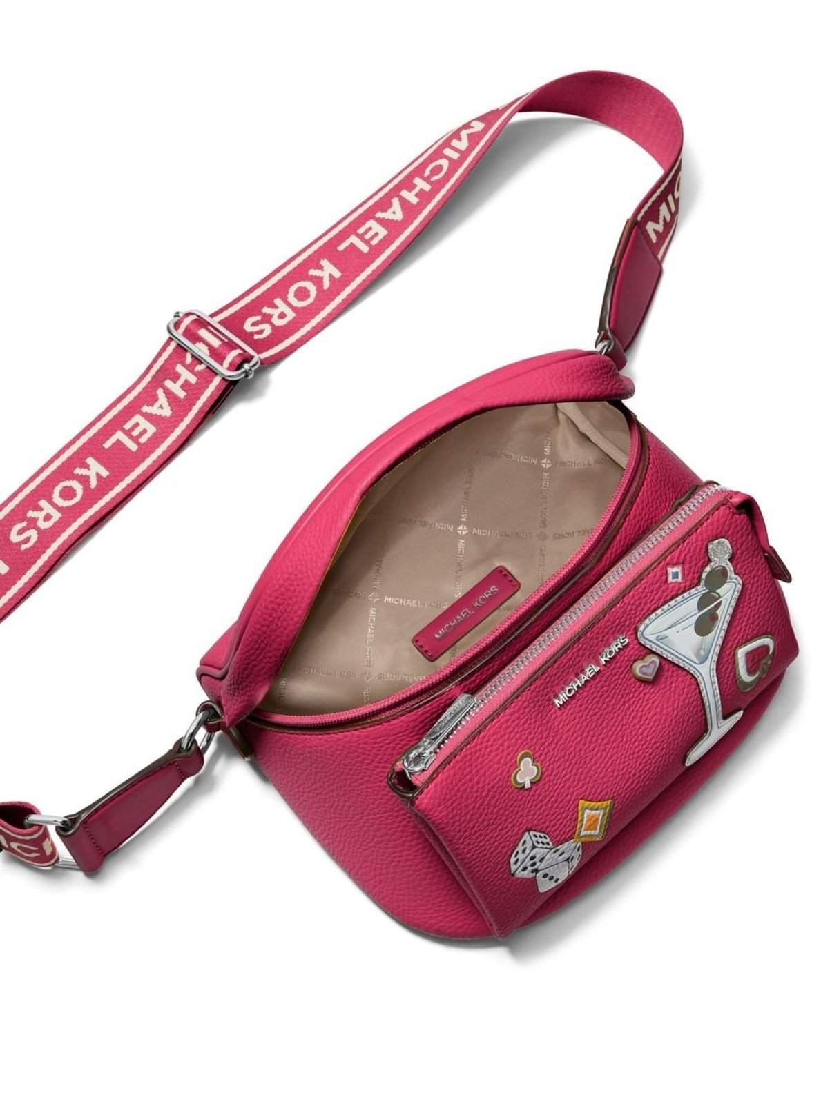 Vista 3 Bolsa Transversal Slater Média 35F5S04M8V984 rosa rosa