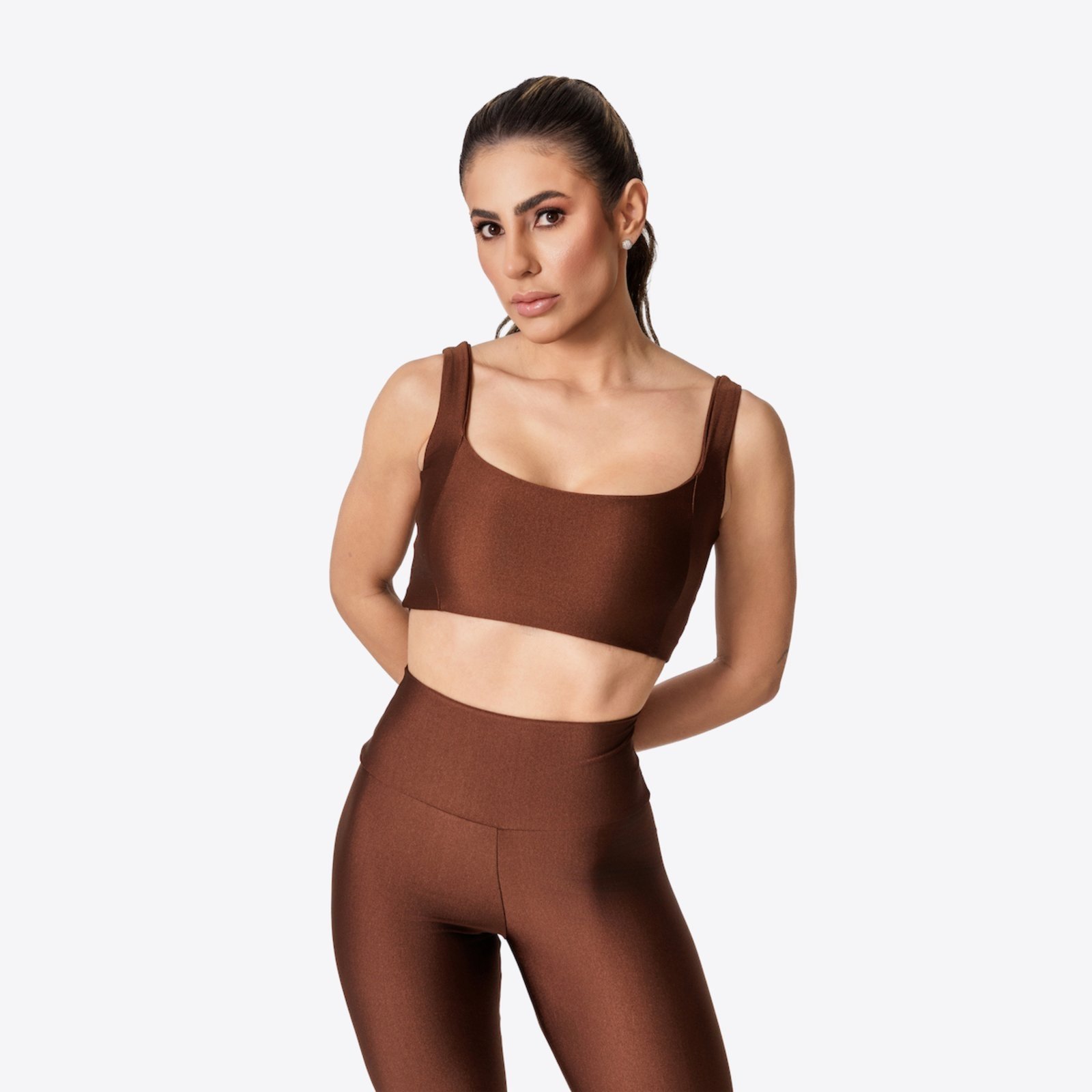 Top Atlea Sienna – Marrom