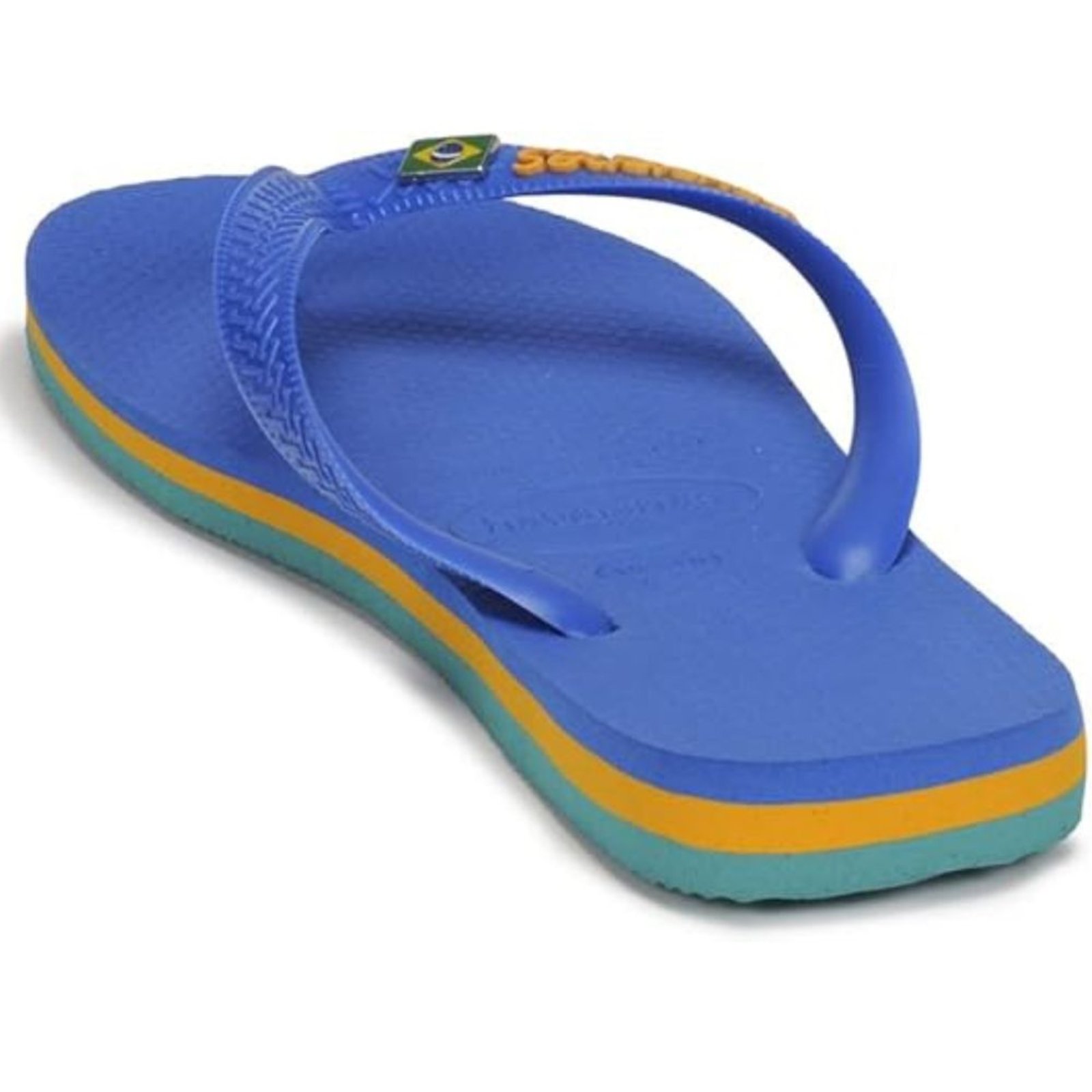 Vista 3 Chinelo Havaianas Br Logo Colors verde Havaianas verde