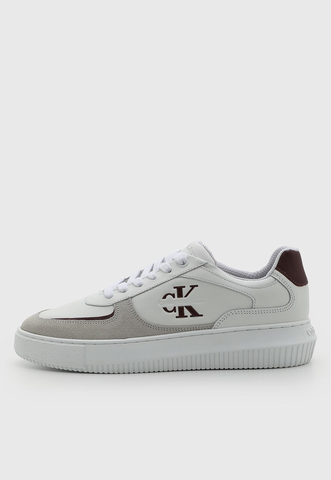 Tênis Masculino Calvin Klein Chunky Embossed Layer Branco