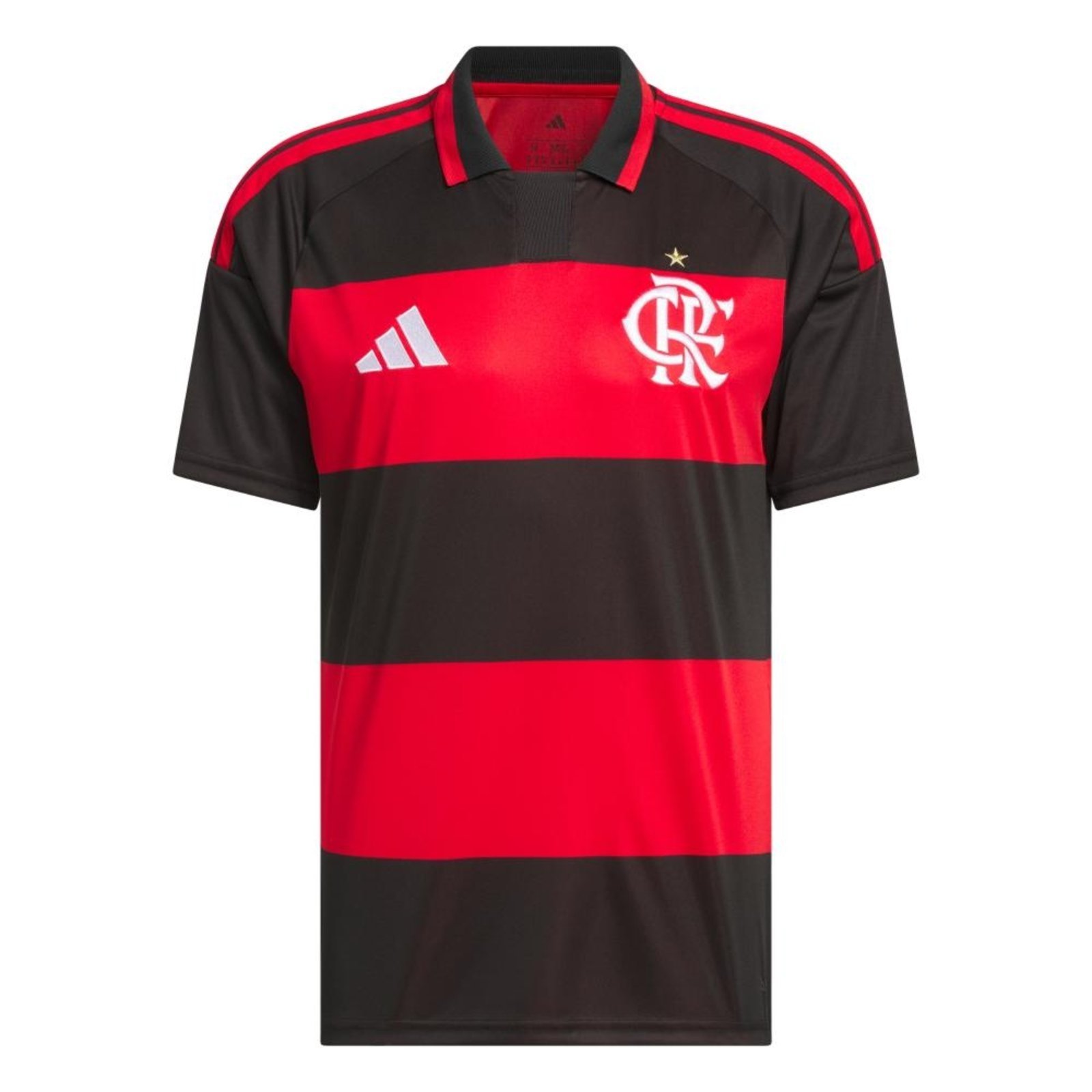 Vista 2 Camisa I CR Flamengo 26 adidas Performance vermelho adidas performance vermelho