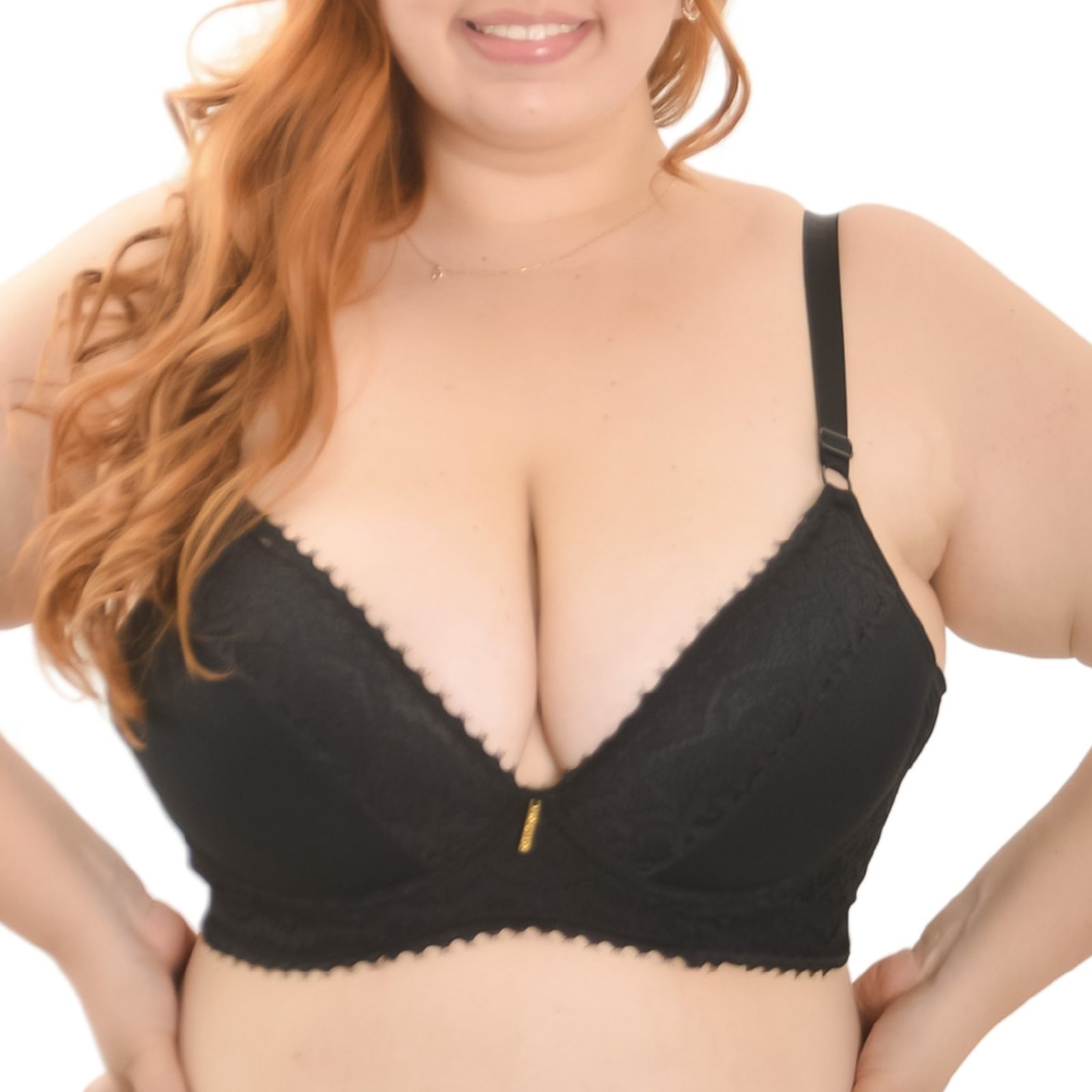Sutiã Plus Size Com Bojo Rendado Nayane