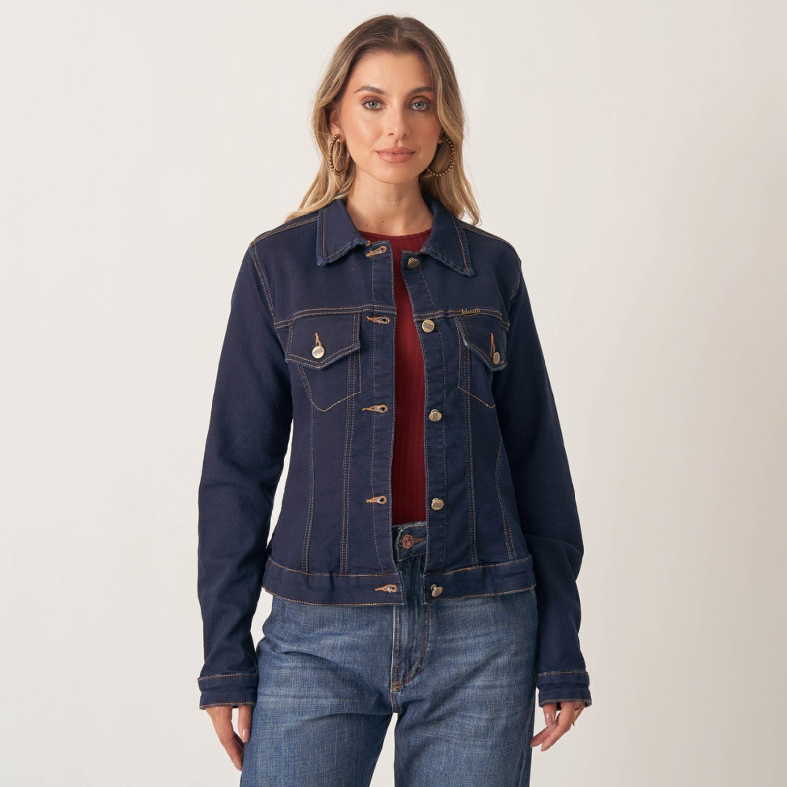 Jaqueta Jeans Confort Leny