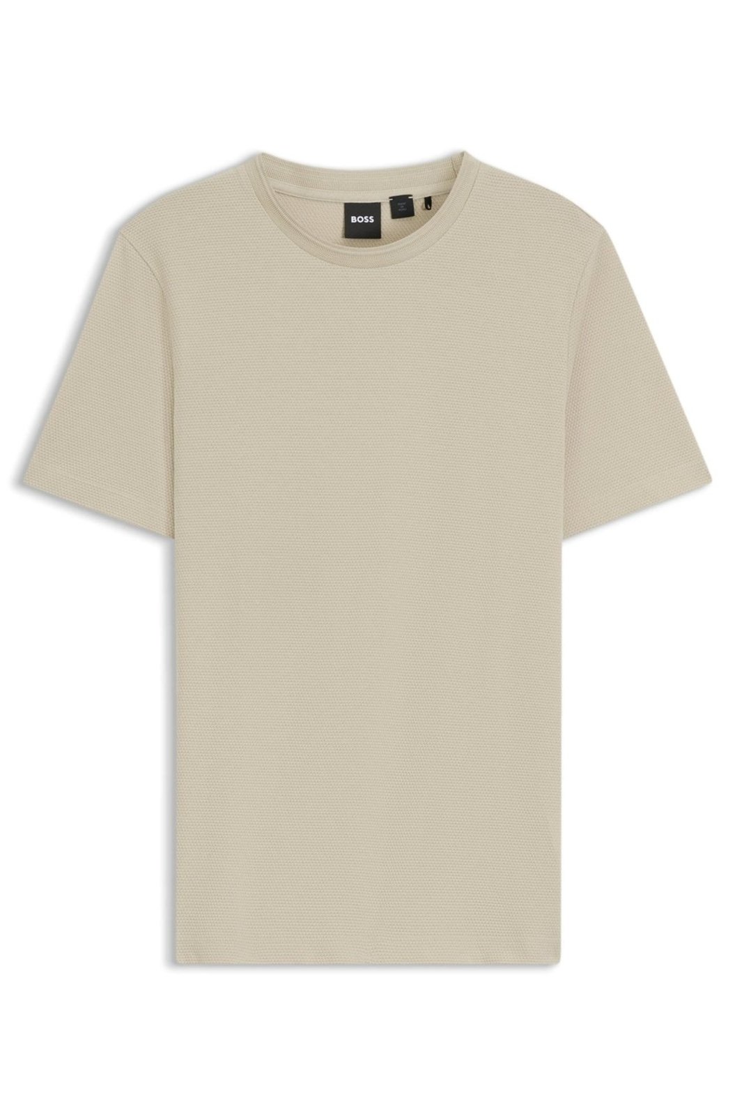 Camiseta De Algodão Com Estrutura De Jacquard