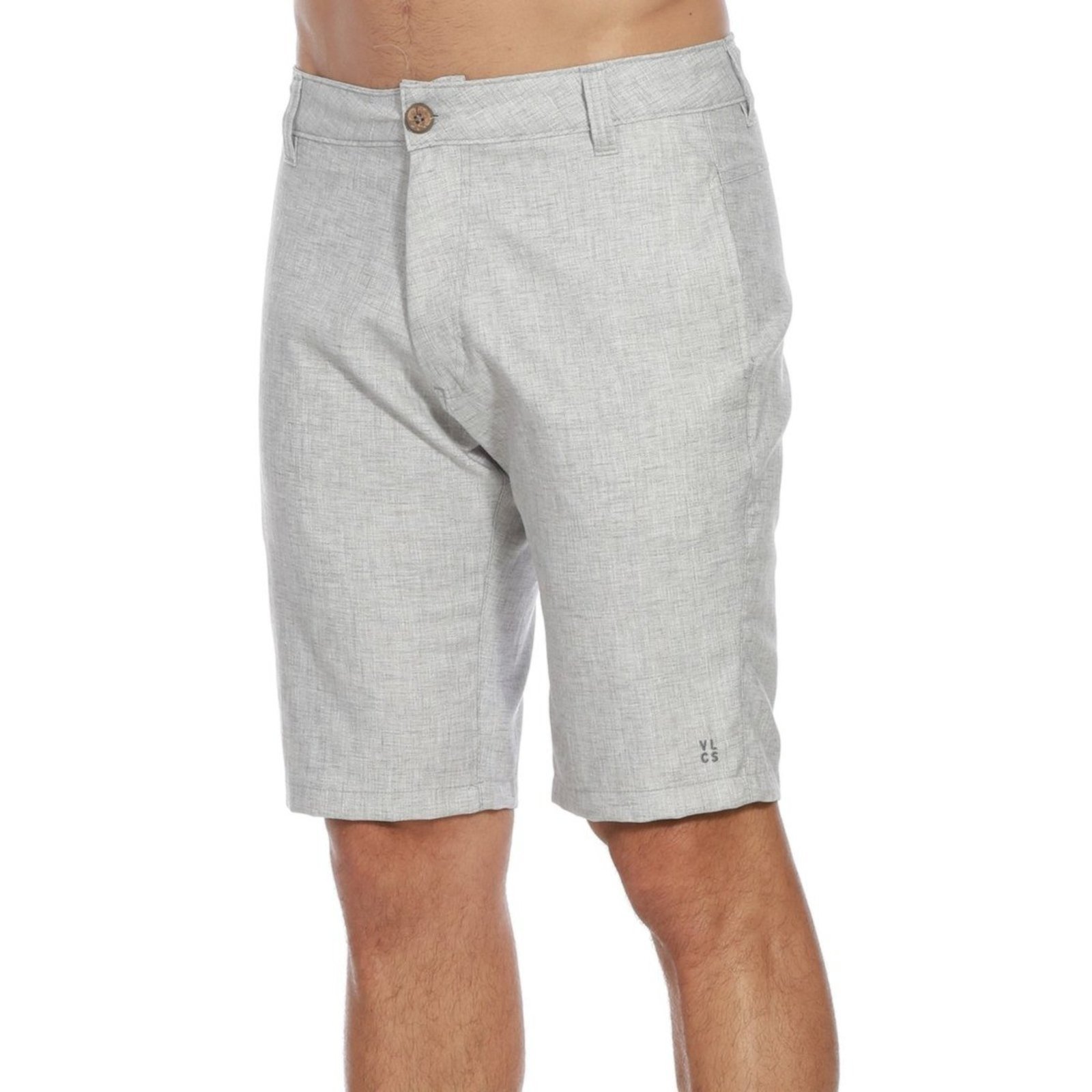 Vista 2 Bermuda Masculina Passeio Trama VLCS VLCS VIOLAÇÕES cinza VLCS VIOLAÇÕES cinza