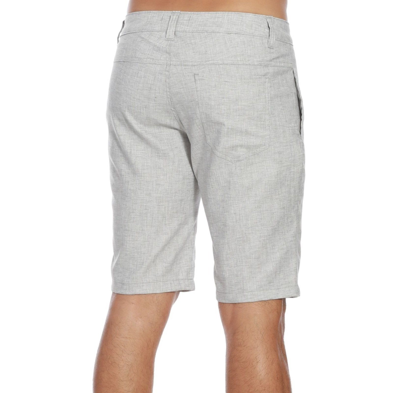 Vista 3 Bermuda Masculina Passeio Trama VLCS VLCS VIOLAÇÕES cinza VLCS VIOLAÇÕES cinza