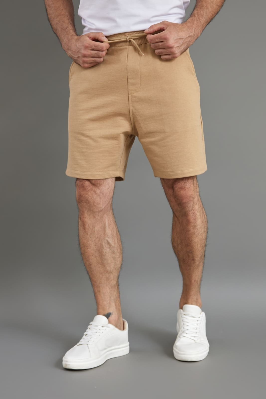 Vista 2 Bermuda Moletom Masculina Com Elástico e Cordão Dialogo azul marinho DIALOGO azul marinho