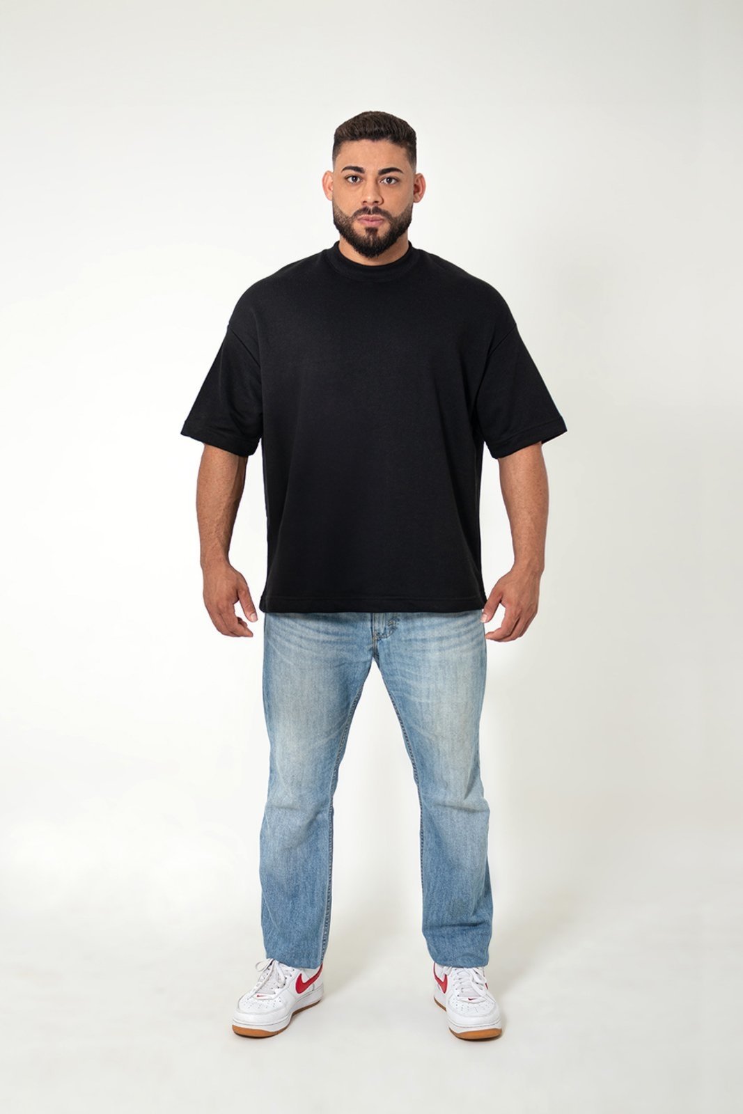 Camiseta Oversized Premium Streetwear Brunx Ind – Preto