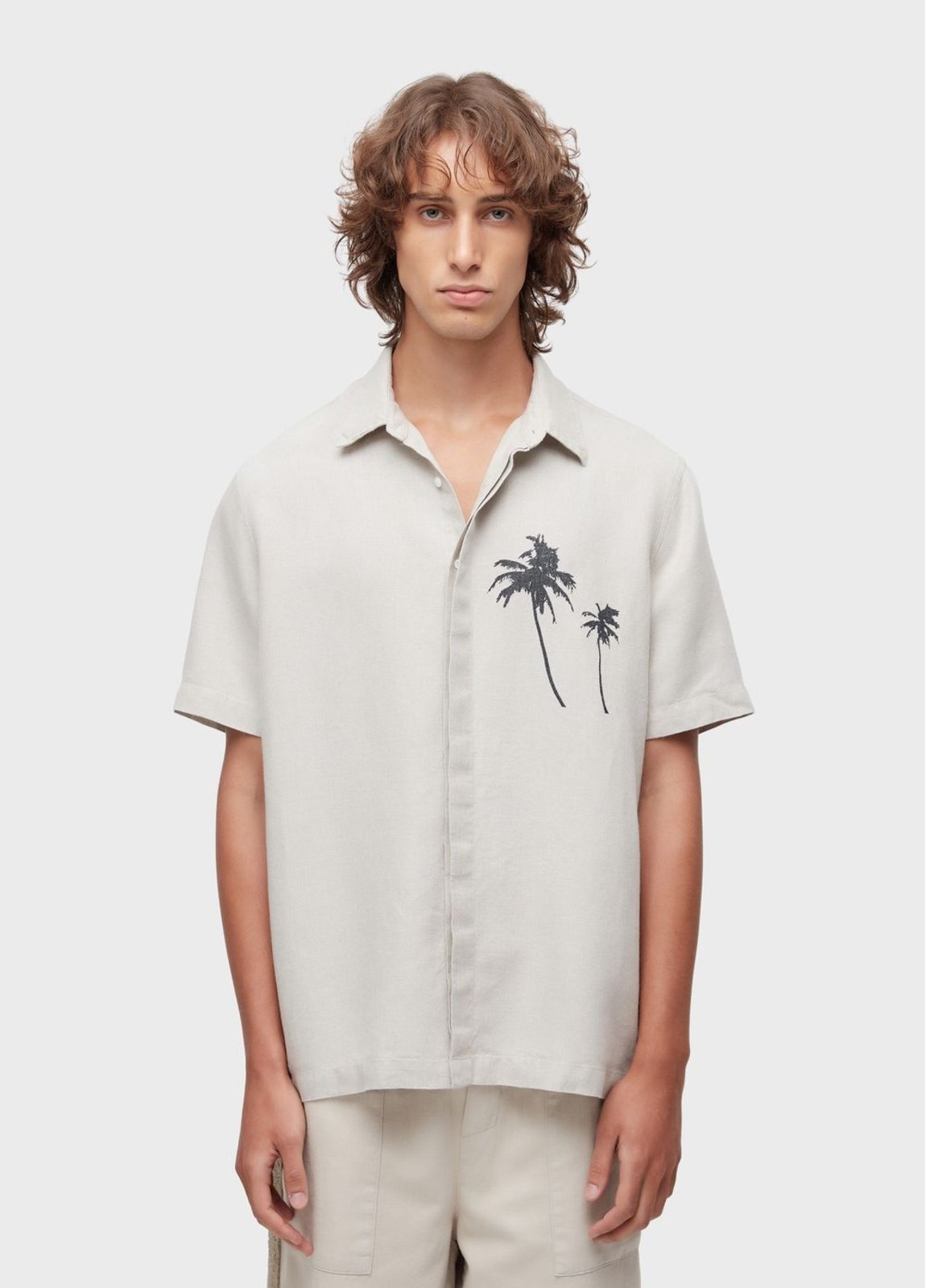 Camisa linen coqueiros mc OSKLEN