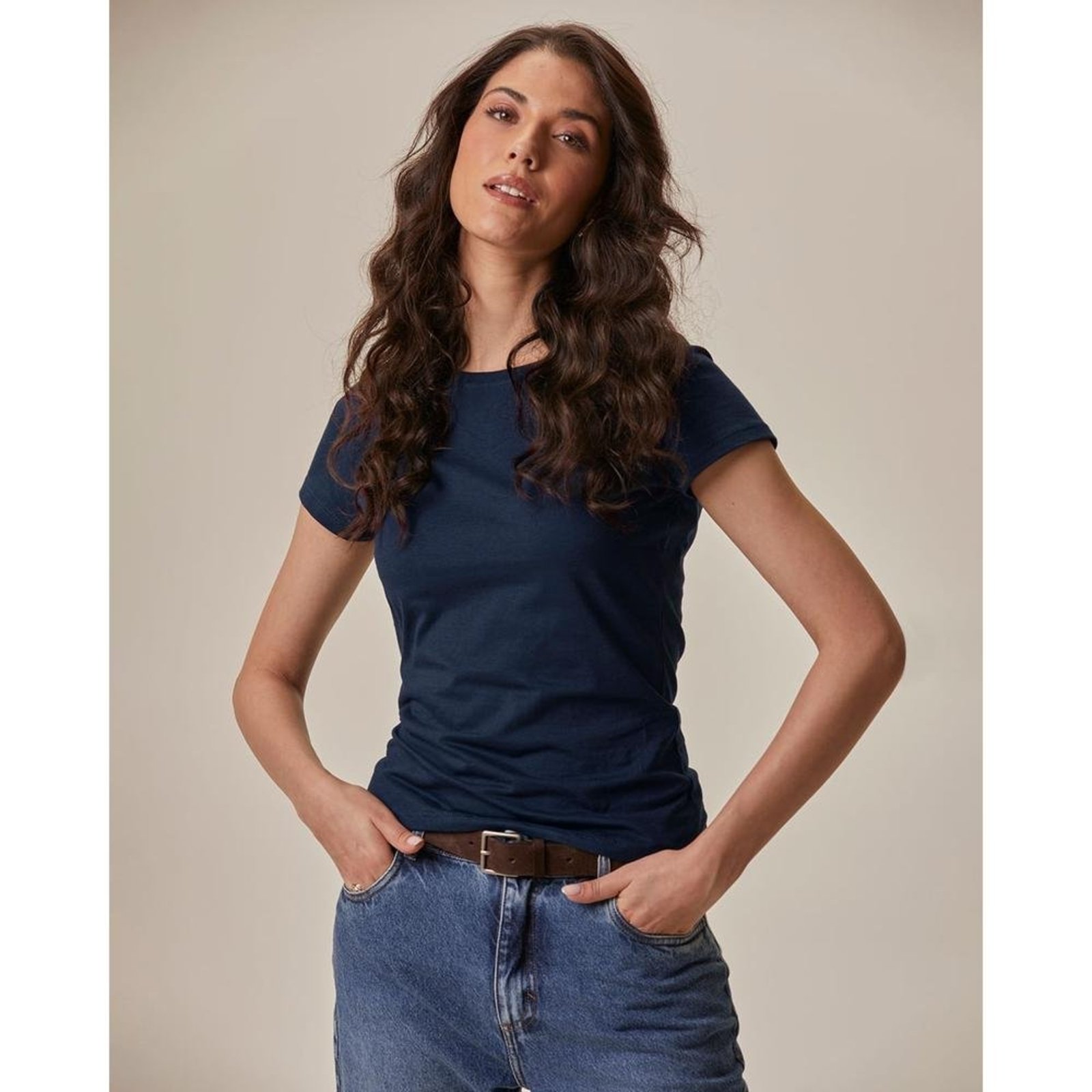 Blusa Básica Feminina Baby Look Em Algodão
