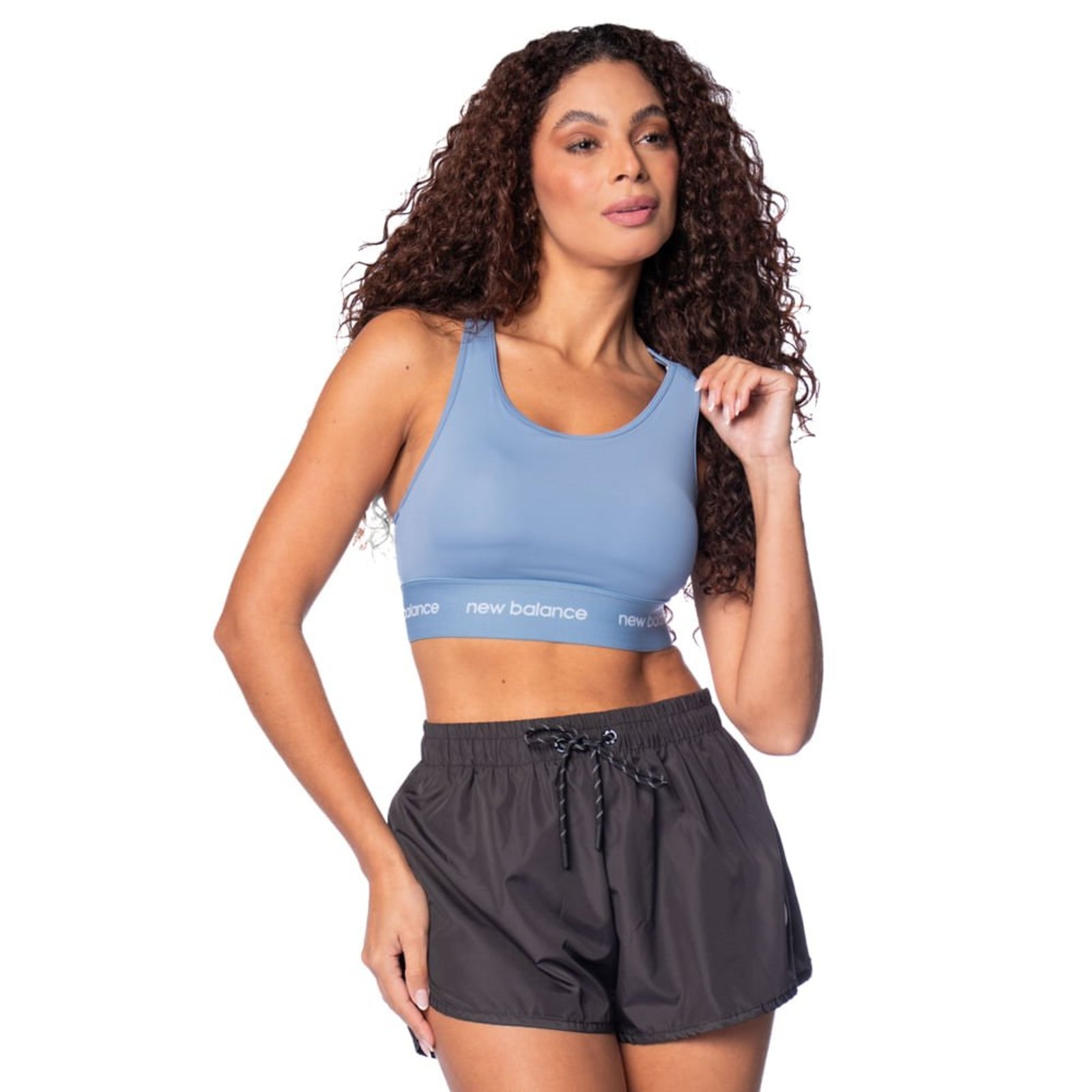 Top Feminino New Balance Sport Essentials Active Azul