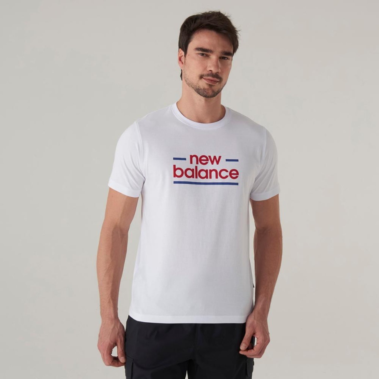 Vista 2 Camiseta Linear Lines Masculina New Balance incolor New Balance incolor