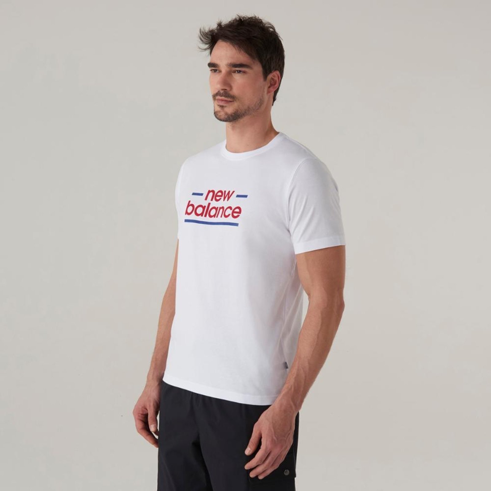 Vista 3 Camiseta Linear Lines Masculina New Balance incolor New Balance incolor