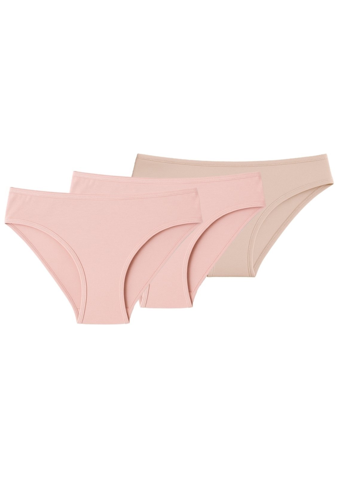 Vista 2 Kit com 3 Calcinhas Biquíni Liz 50331 rosa Liz rosa