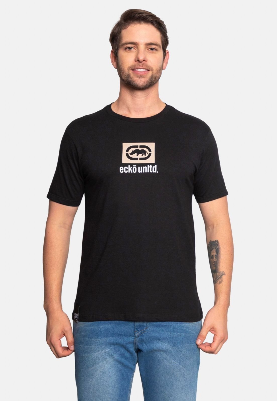Camiseta Ecko Masculina Box Preta