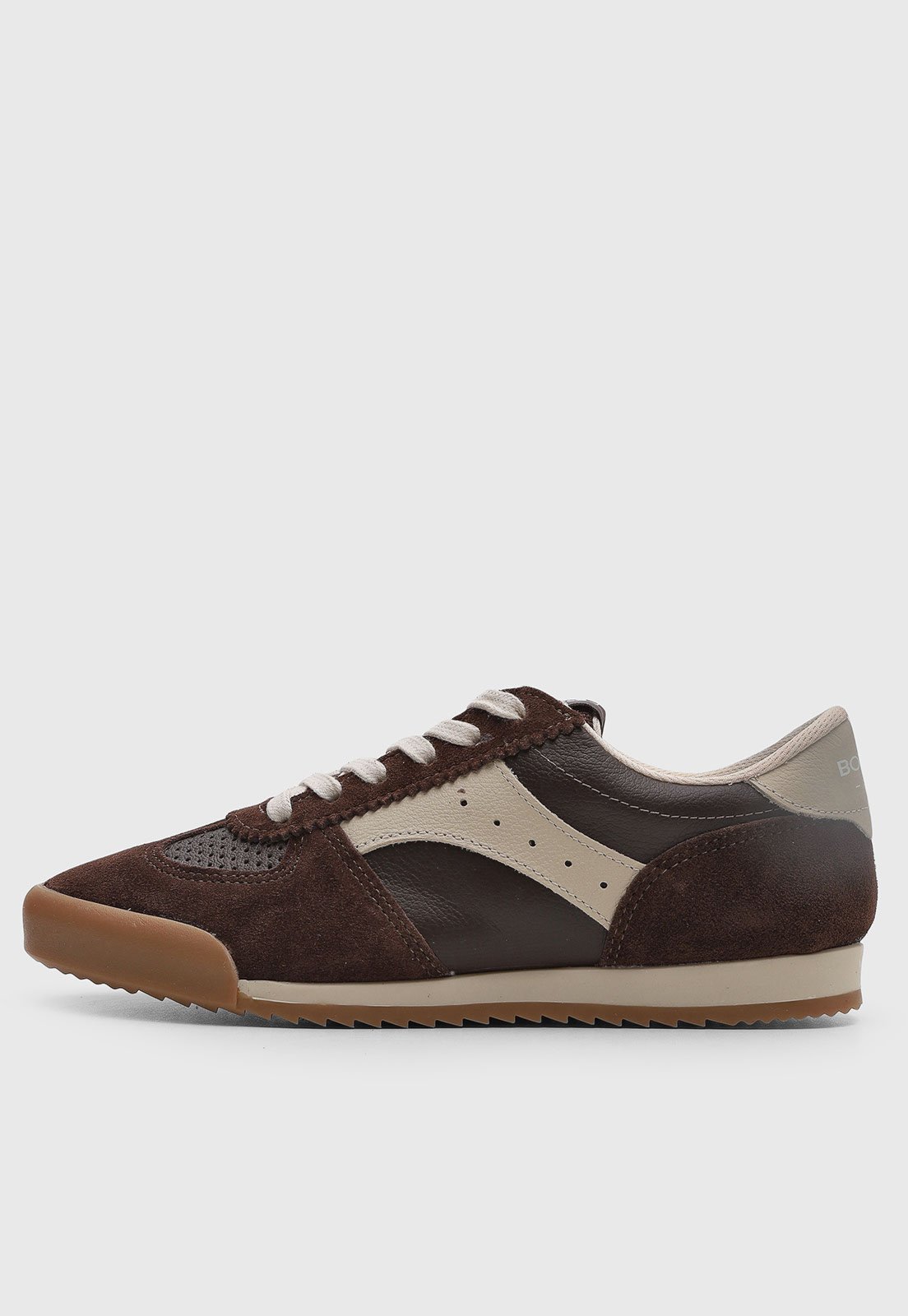 Tênis Feminino Bottero Bico Redondo Marrom