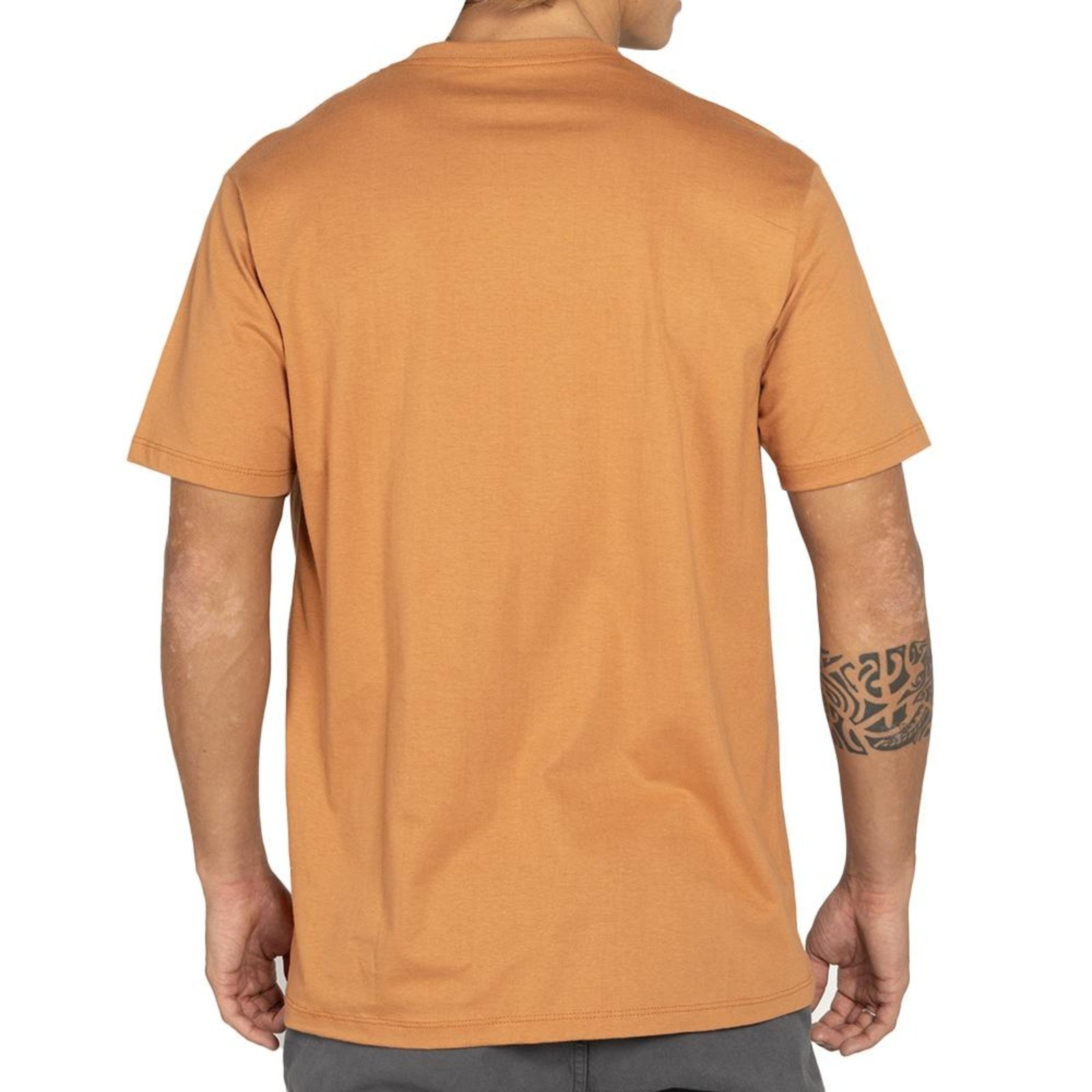 Camiseta Quiksilver Comp Logo WT25 Masculina Mostarda