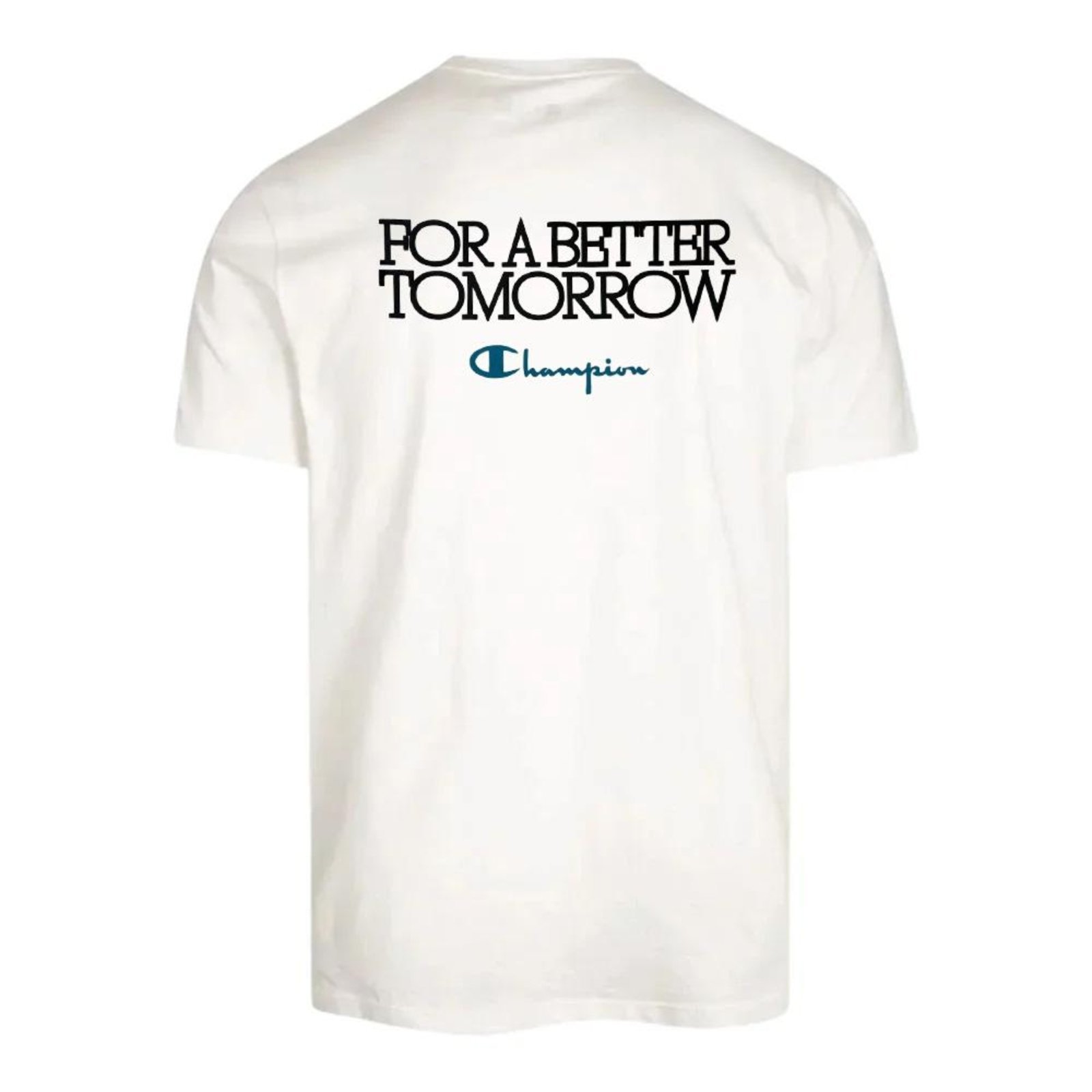 Vista 3 Camiseta Champion Better Tomorrow Off White Masculino off-white white Champion off-white white