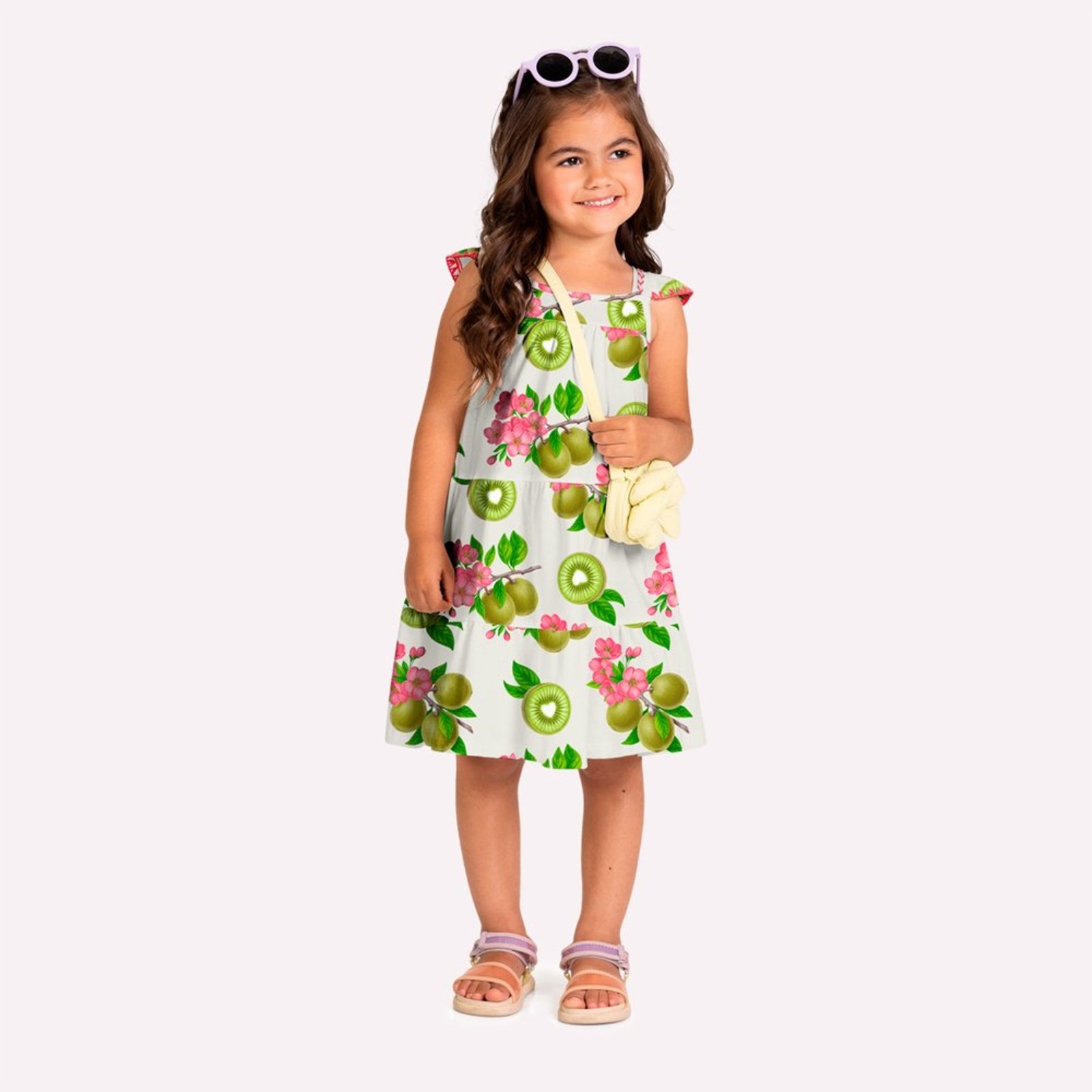 Infantil - Vestido Menina em Algodão Kyly