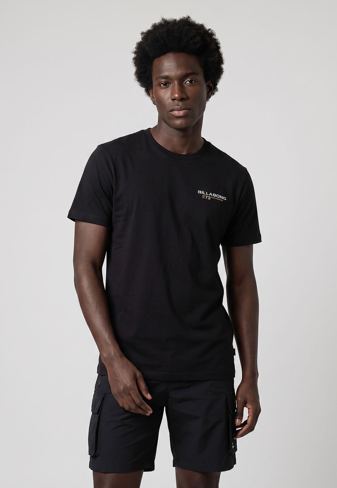 Camiseta Masculina Billabong Spec 73 II Preta
