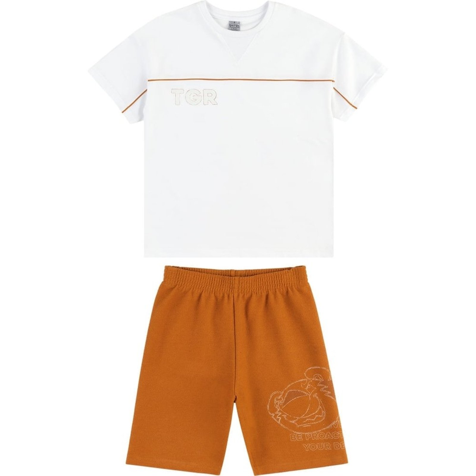 Infantil - Conjunto Curto Menino Tigor T. Tigre